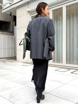 アパルトモン　コート DOUBLE BREASTED JACKETのコーディネートスナップ（PR Sasaki）｜L