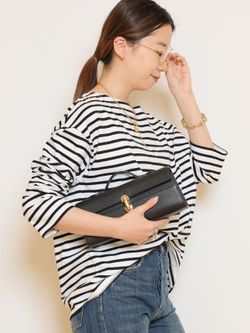 French Stripe Tシャツのコーディネートスナップ（HASE）｜MUSE de