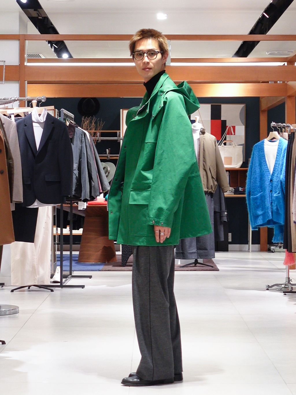 AURALEE (オーラリー) HIGH-DENSITY BONDED COTTON GABARDINE BLOUSON