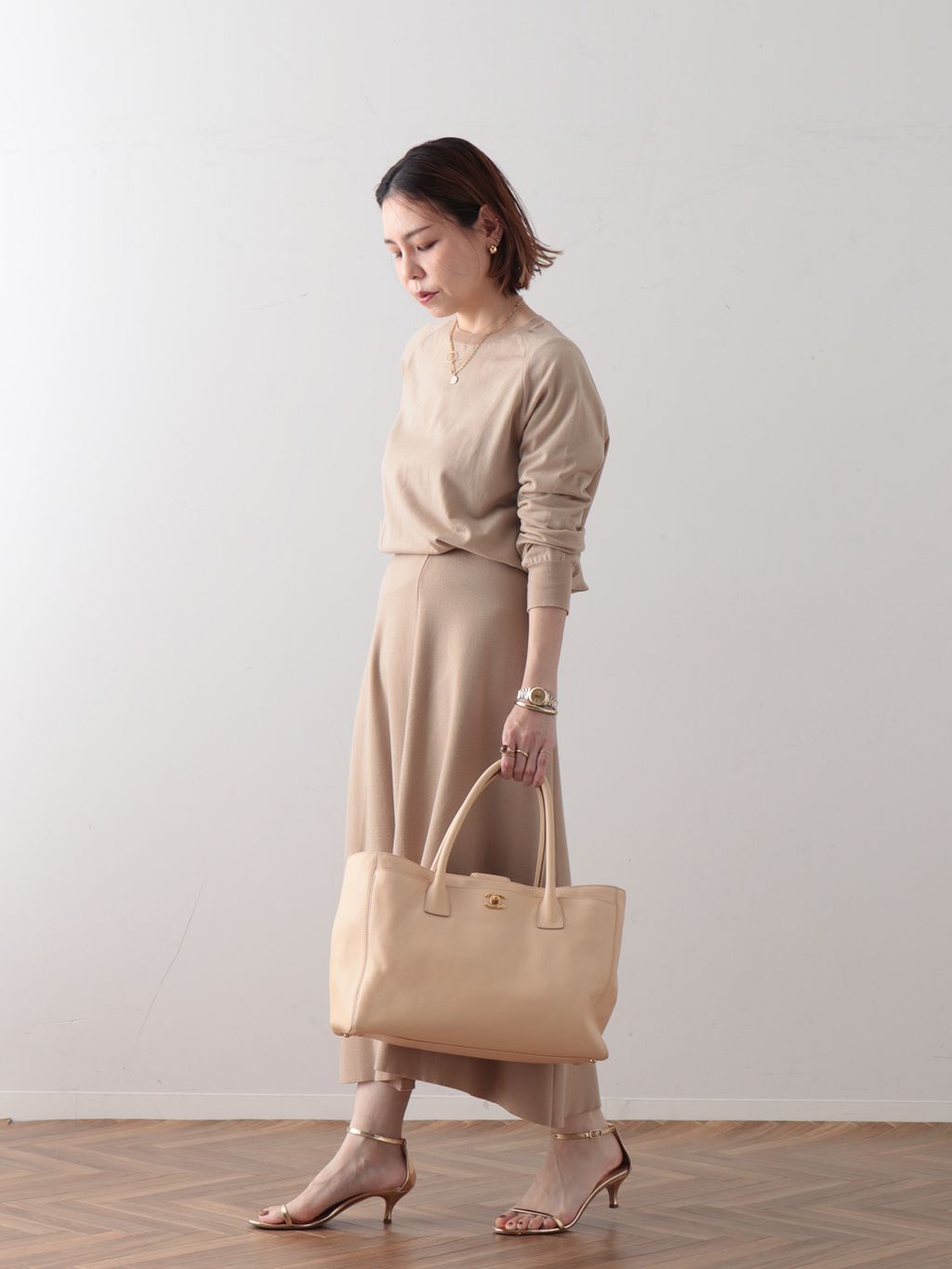 VINTAGE CHANEL/シャネル】Executive トートバッグのコーディネート