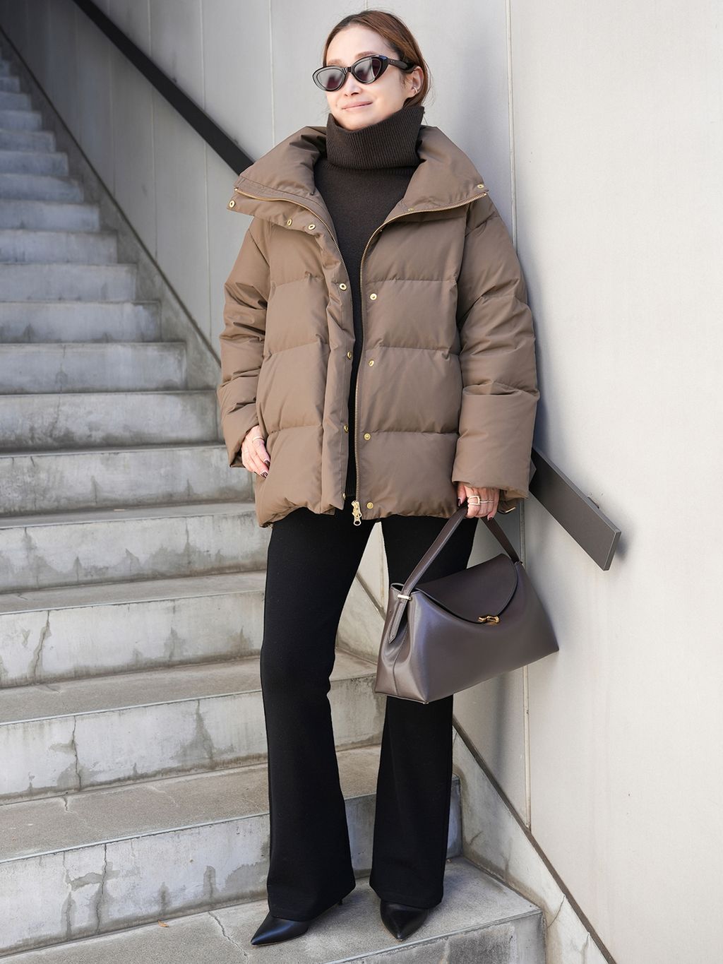 Essential ダウン ジャケットのコーディネートスナップ（MIZU