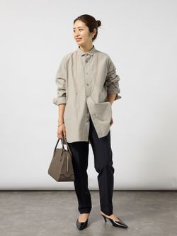 TICCA ティッカ　ハイネック長袖Tシャツ　カットソー　ジャーナルスタンダード TICCA ティッカ スクエアハイネックシャツ UNI 263401112の