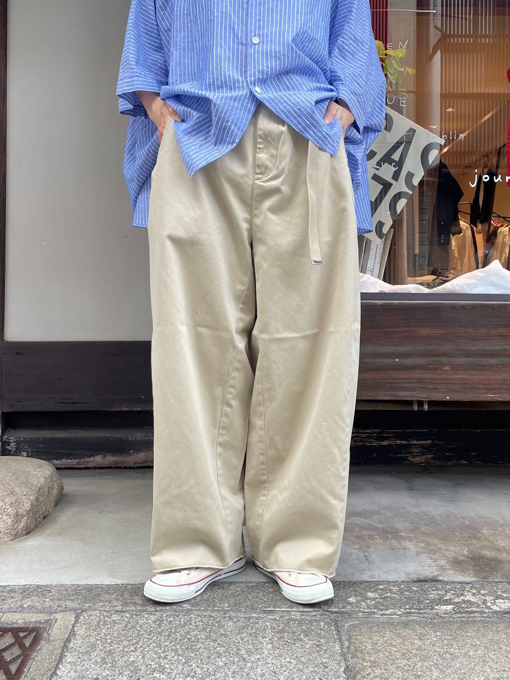 追加》チノ スウィッチパンツのコーディネートスナップ（A.Y