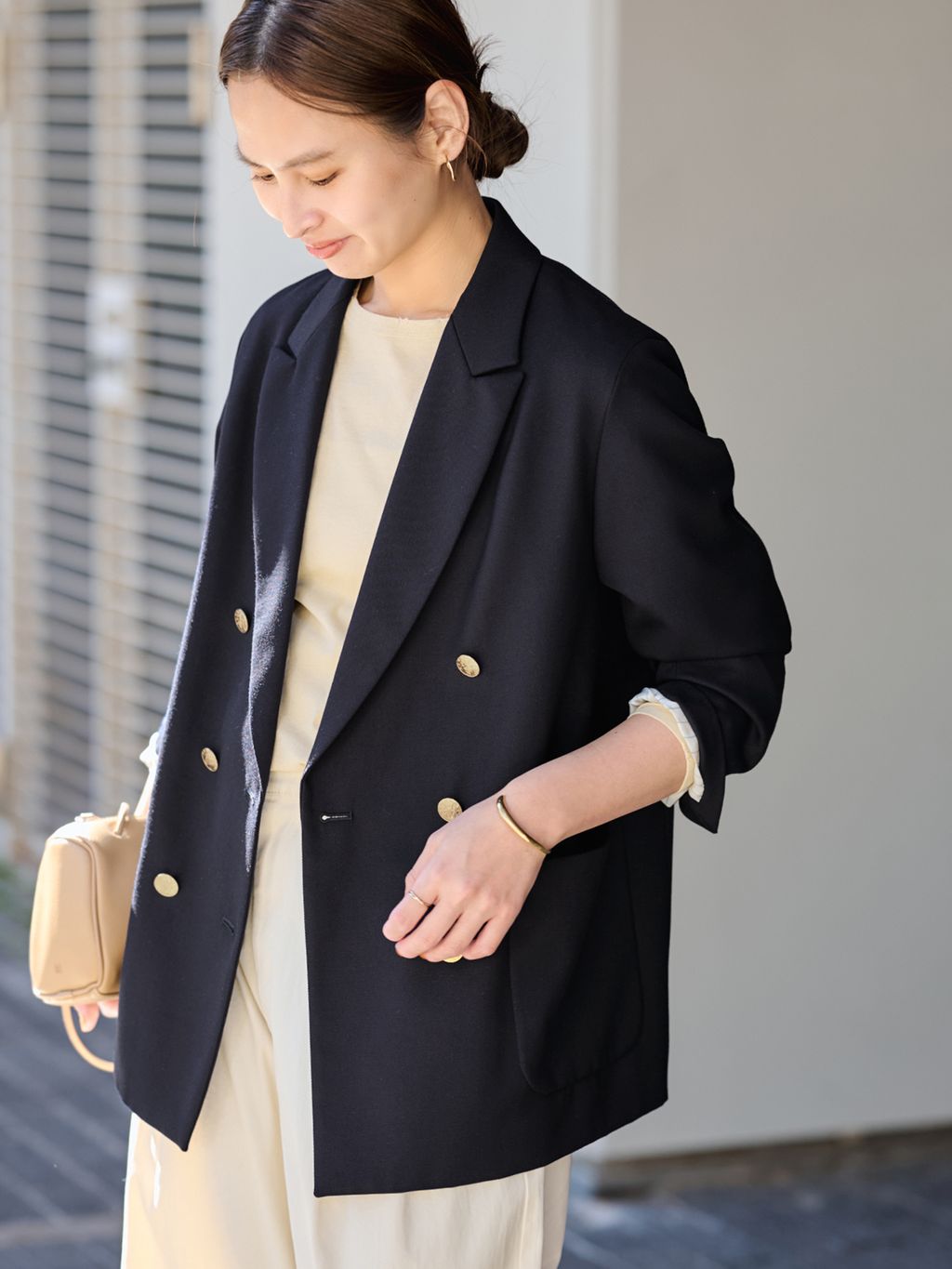 ≪追加予約≫TWRカルゼDBジャケットのコーディネートスナップ（miki