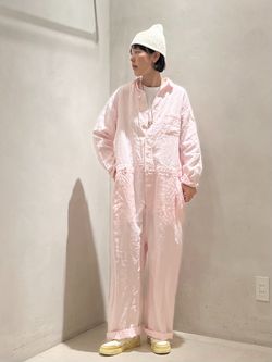 リネンワッシャーオールインワンのコーディネートスナップ（K.M
