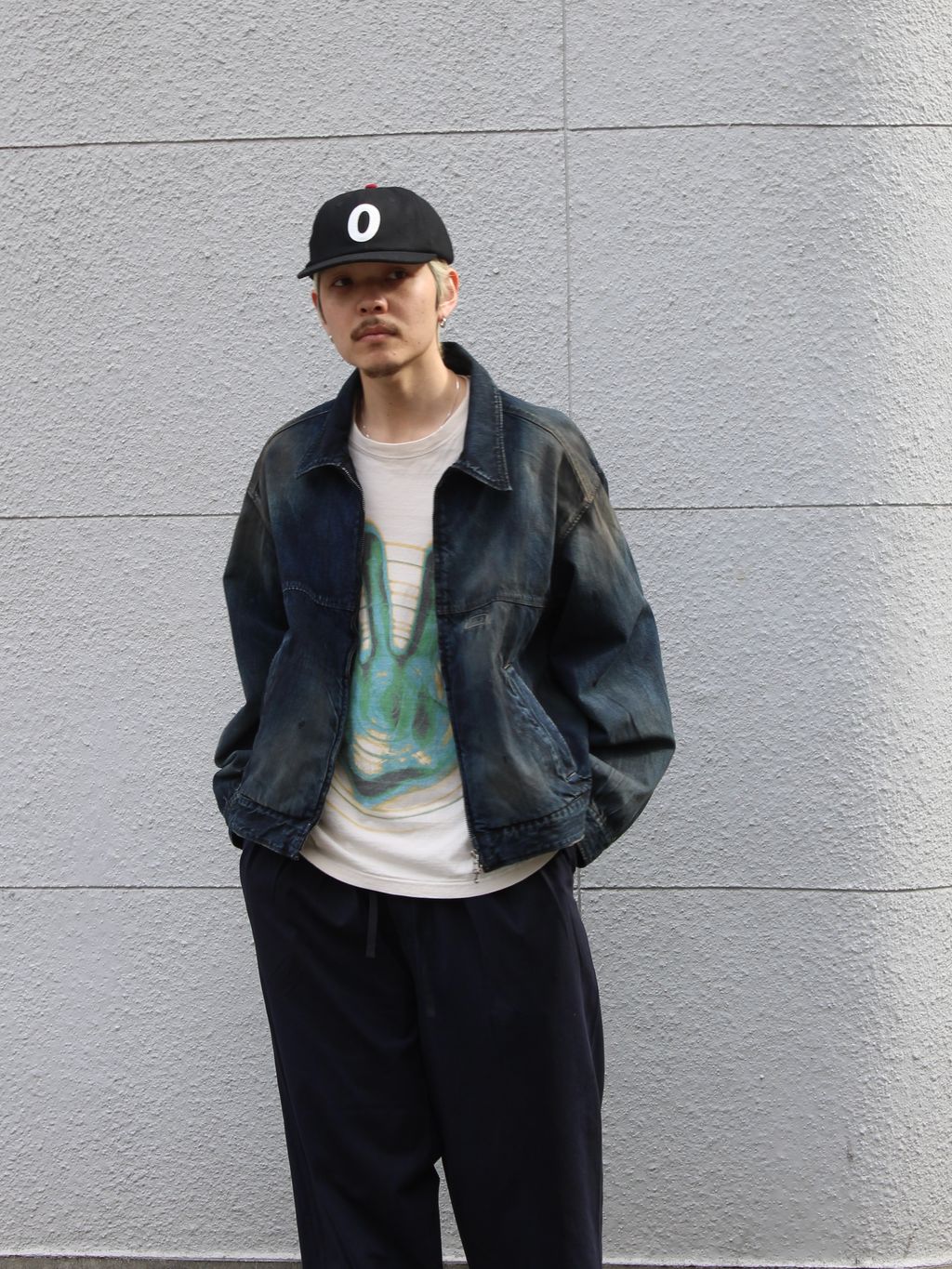 ANCELLM / アンセルム DENIM ZIPUP JACKETのコーディネートスナップ