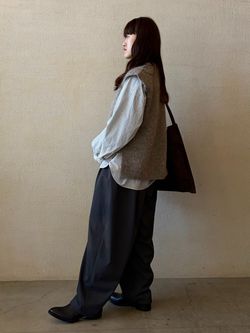 TWツイル カームパンツのコーディネートスナップ（A.S）｜journal