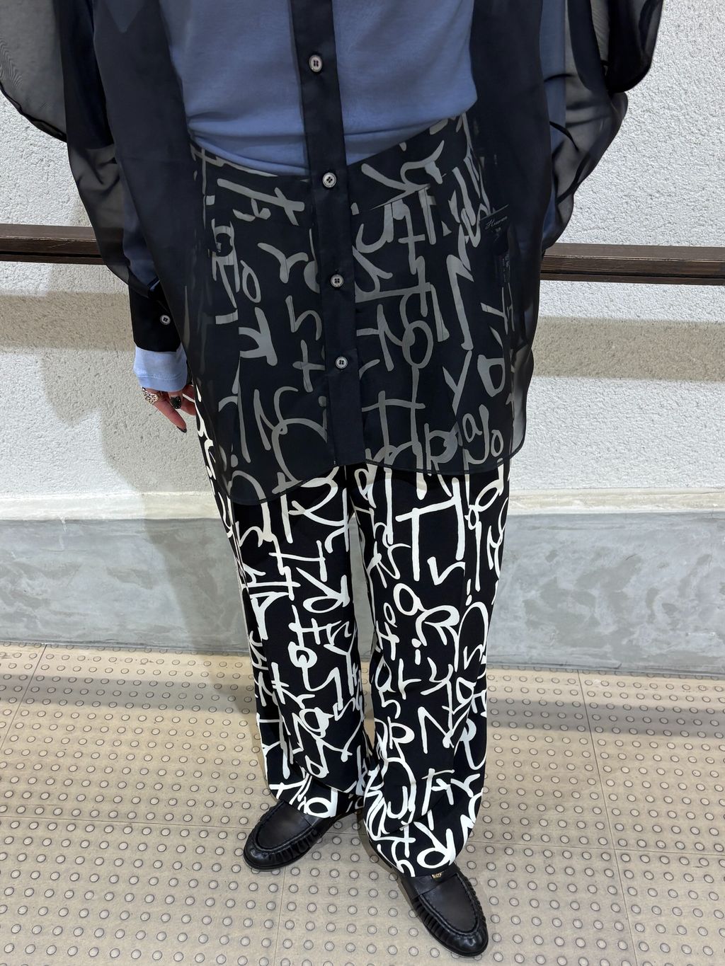 HARDYプリント2タックパンツのコーディネートスナップ（YUME）｜Spick