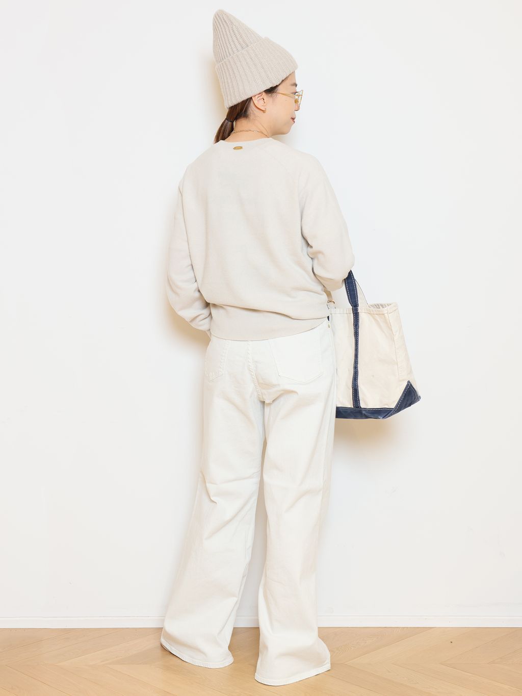 CAPRI クルーネックプルオーバーのコーディネートスナップ（HASE