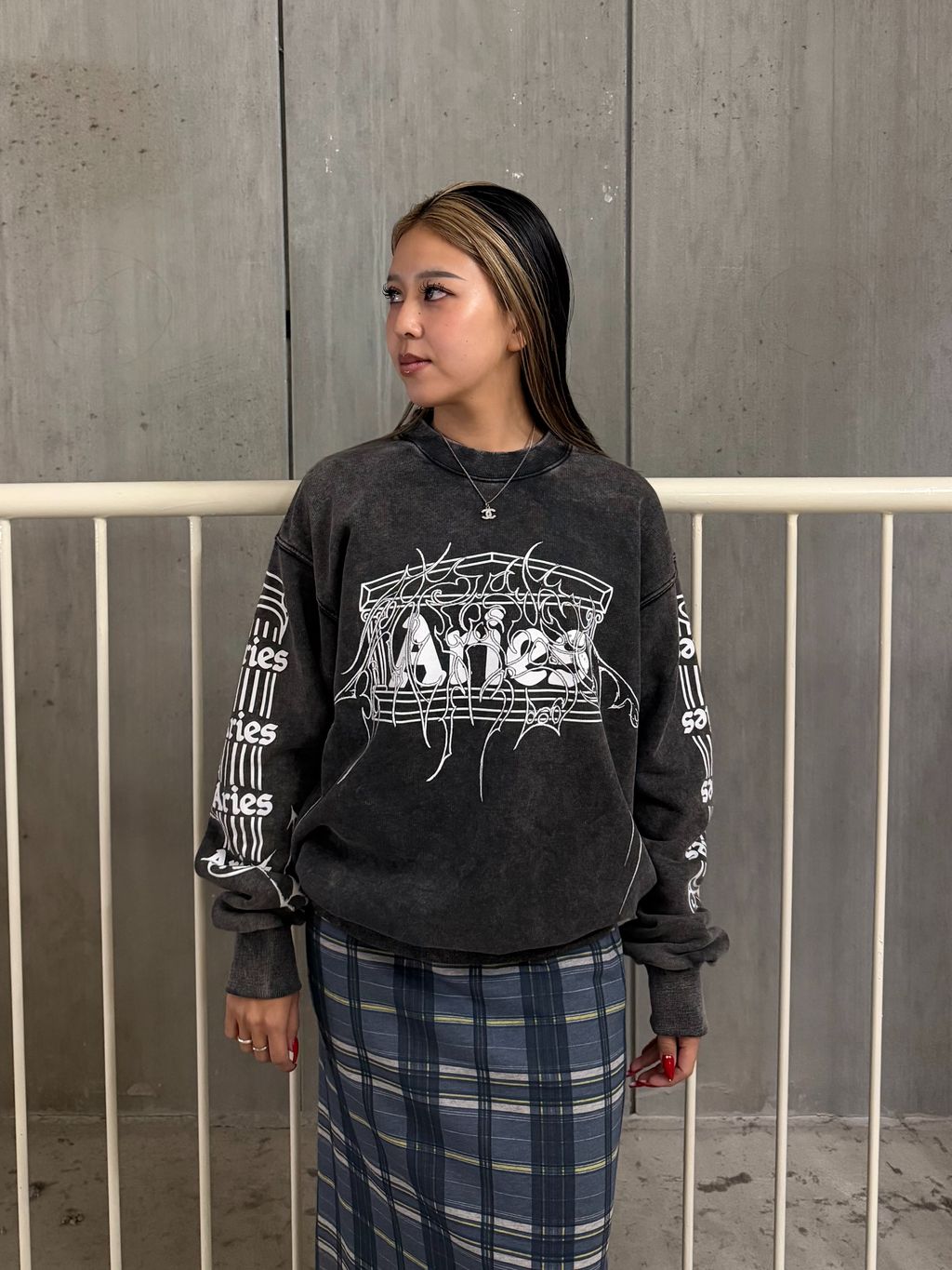 ARIES / アリーズ】 Aged Overlord Sweatshirt AR2003604の