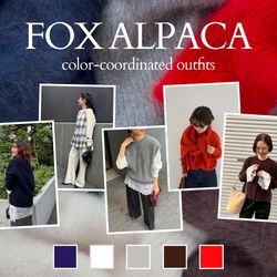 11.1 Release！／フォックスアルパカニットのカラー別SNAP｜SLOBE IENA