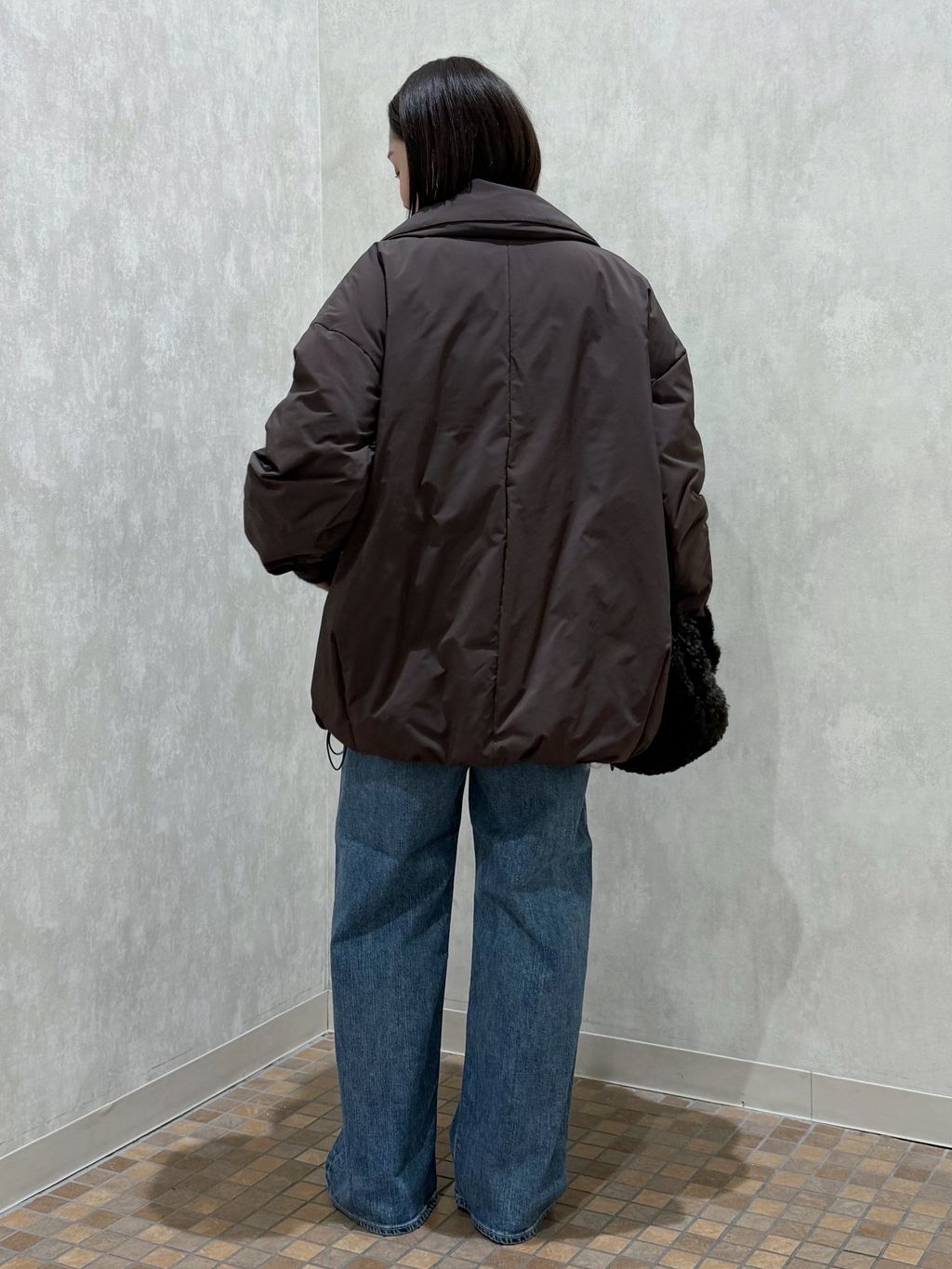 追加》ARTIROSA 撥水テイラーコクーンダウンのコーディネートスナップ