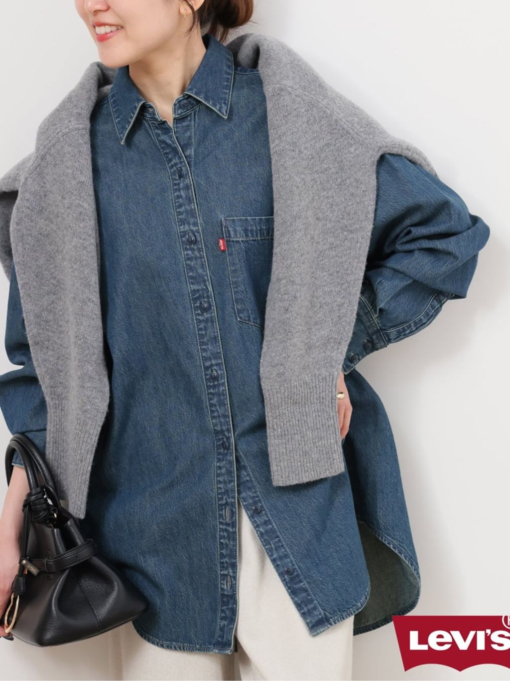 別注【LEVI'S/リーバイス】デニムシャツのコーディネートスナップ