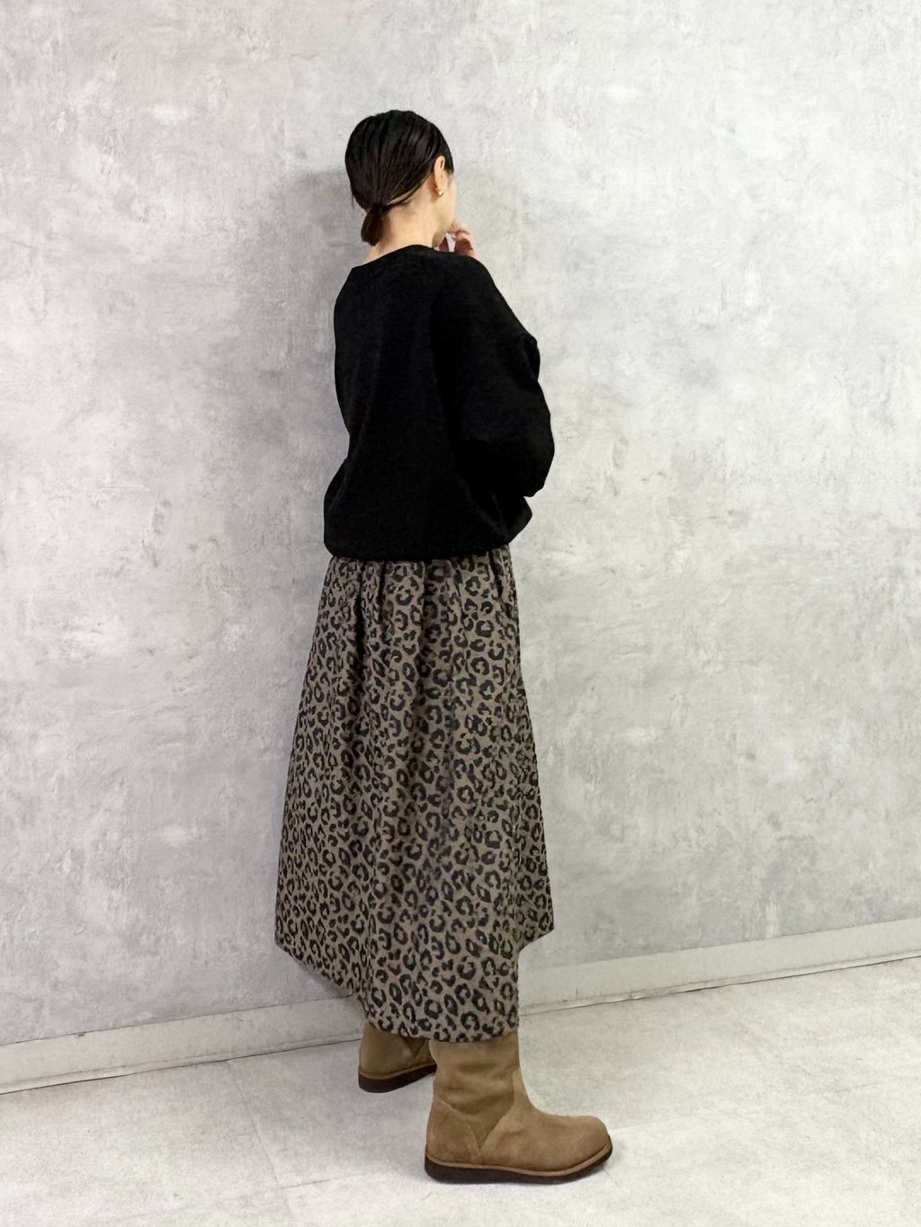 journal standard luxe ダブルJQレオパ スカート 追加予約》ダブルJQレオパ スカートのコーディネートスナップ（K.H