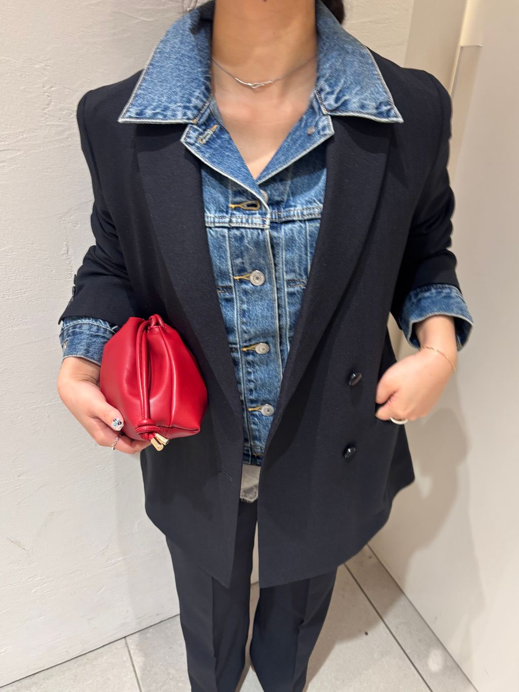 セットアップ対応可/追加2》ウォッシャブルツイルダブルジャケットの