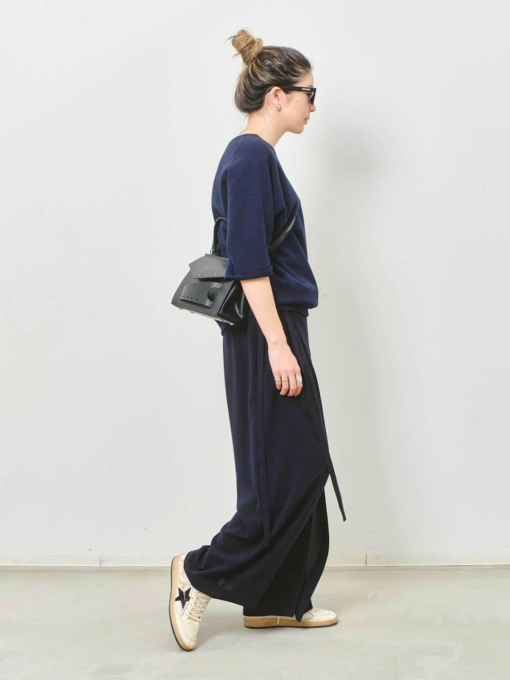 LOOPWHEELER/ループウィラー】 Half Sleeve Sweatのコーディネート
