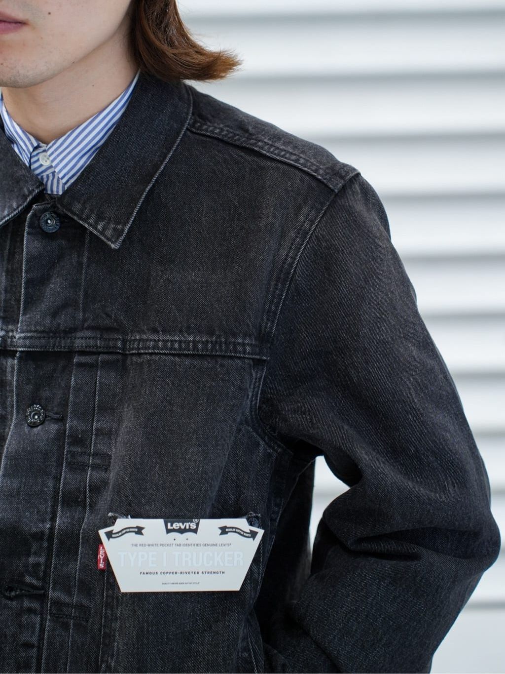 Levi's(リーバイス) 30th 別注 Type 1 Trucker Jacket BLACKの
