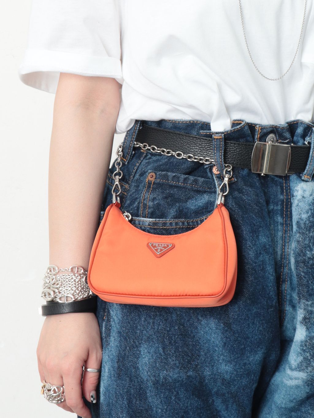 PRADA/プラダ】mini shoulder 2way nylonのコーディネートスナップ