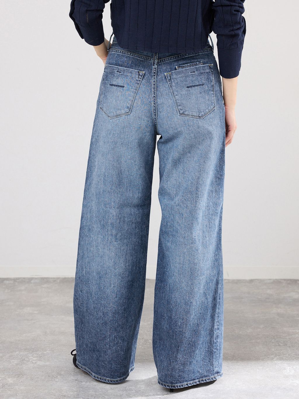 YANUK IENA 別注 MARY デニムパンツ YANUK/ヤヌーク 別注 MARY Baggy straight デニムパンツ 57162501の