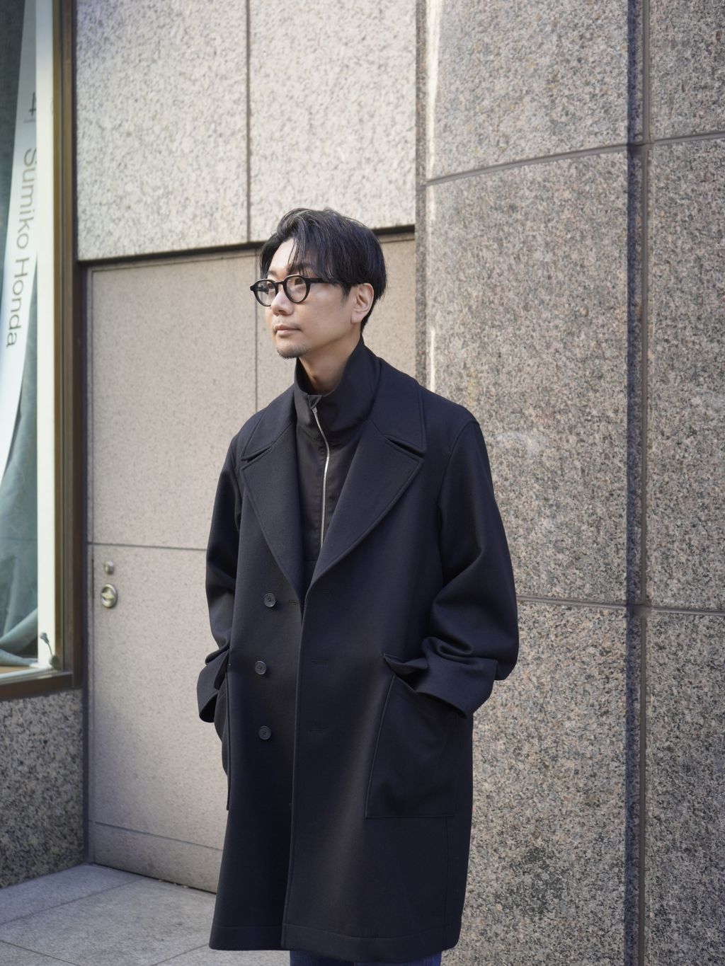 ATON (エイトン) SUPER 160S DOUBLE SAXONY セミダブル コートの