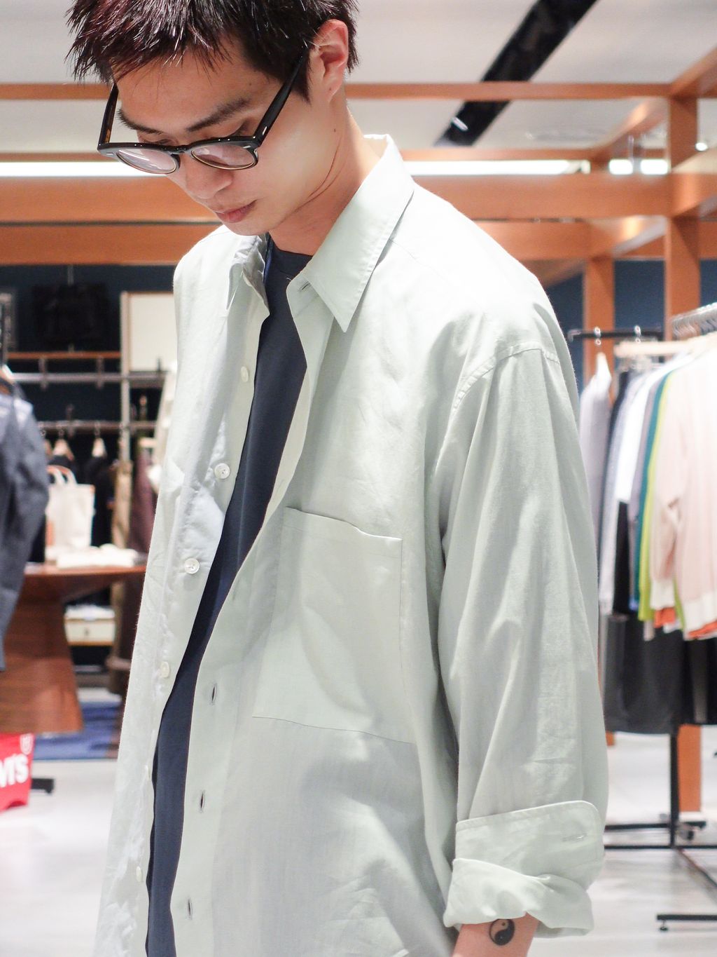 AURALEE (オーラリー) SUPER FINE COTTON LAWN SHIRTのコーディネート