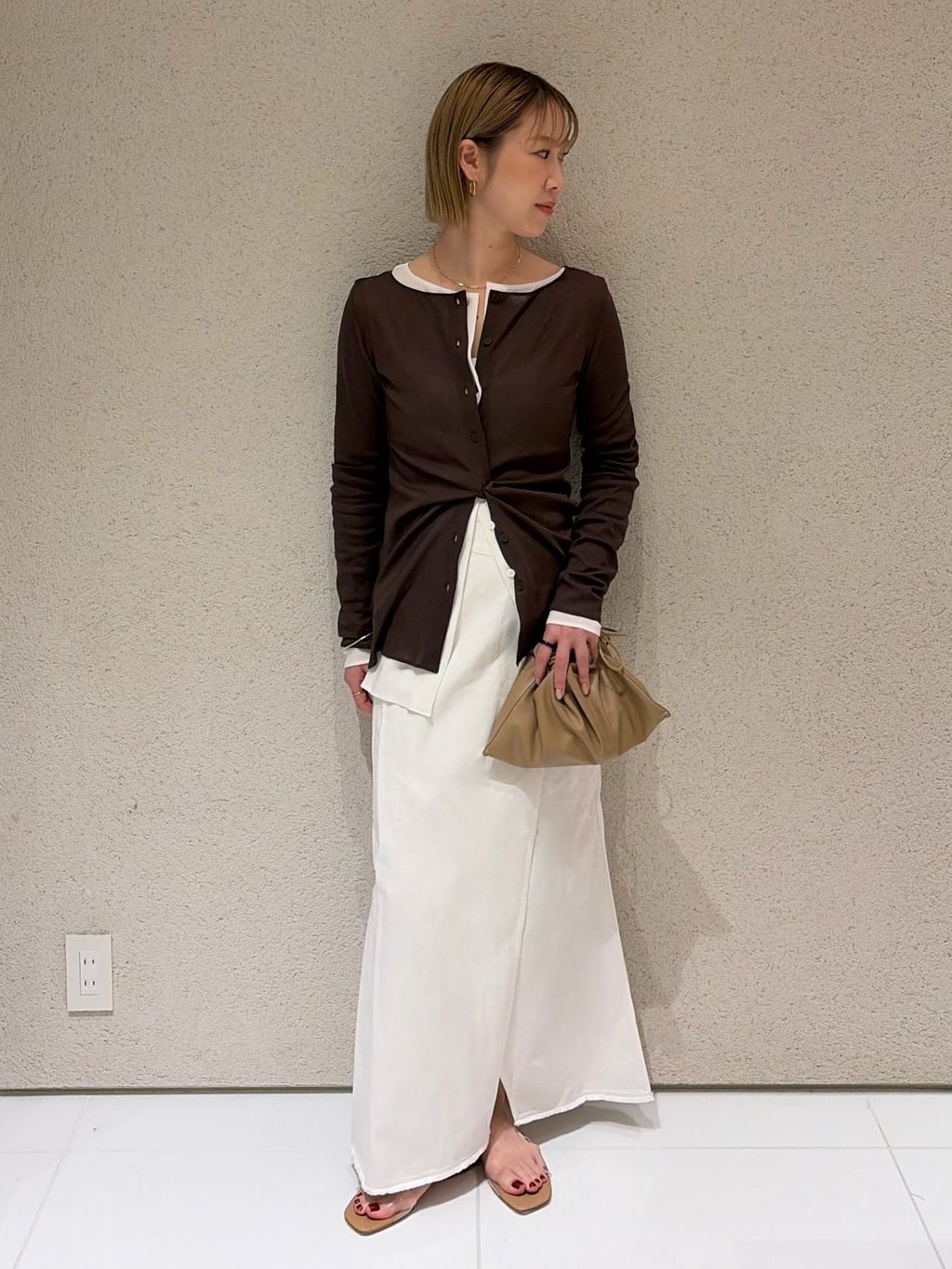 plage C/Cuナノシア 2way ロンT C/Cuナノシア 2way ロンTのコーディネートスナップ（ERI）｜Plage