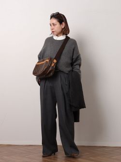 まつりちゃん　ルイヴィトン　リポーター VINTAGE LOUIS VUITTON/ルイ ヴィトン】Reporter pmのコーディネート