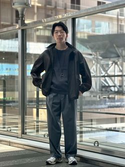 ATON(エイトン) SUPER LIGHT NYLON SPORT JACKETのコーディネート