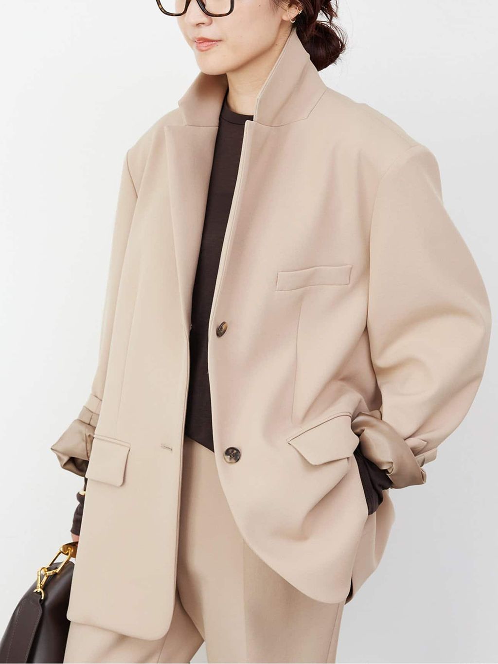 Slim Flare パンツ 1のコーディネートスナップ（CHIZURU）｜Deuxieme