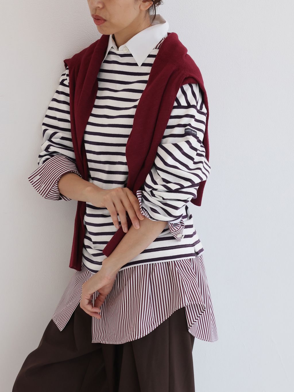 SAINT JAMES/セントジェームス 別注 OUESSANT LOOSE カットソー 20JCの