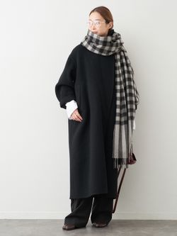 CASHEEP LONG コートのコーディネートスナップ（MIZU）｜Deuxieme
