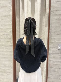 フェザーカノコスキッパーニットのコーディネートスナップ（kinn