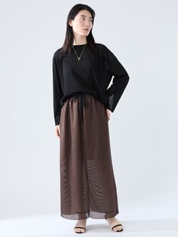 ICE Feel Cotton Knit プルオーバーのコーディネートスナップ（VERMEIL
