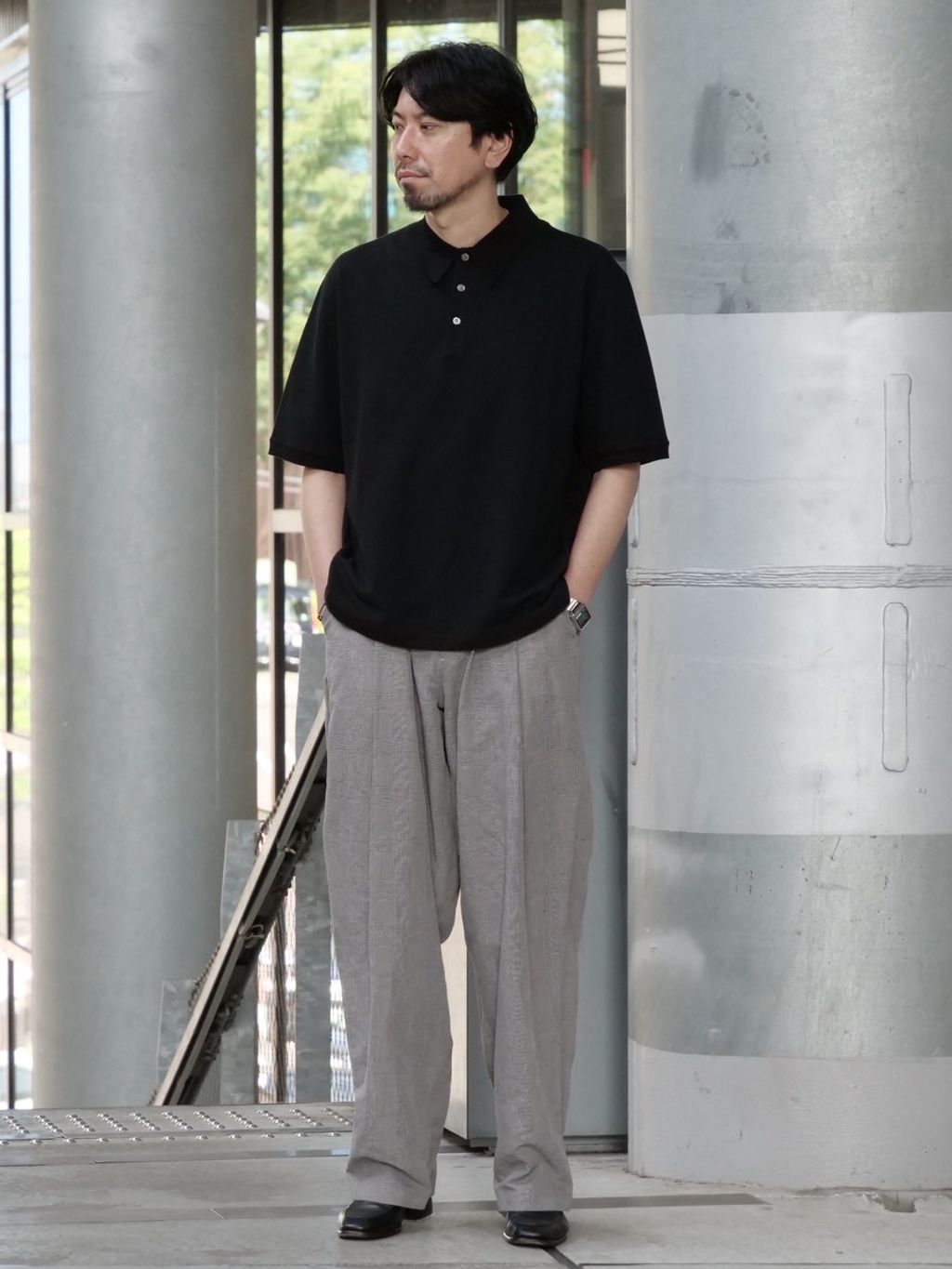 LE / エルイー】SEED STITCH：ポロシャツのコーディネートスナップ