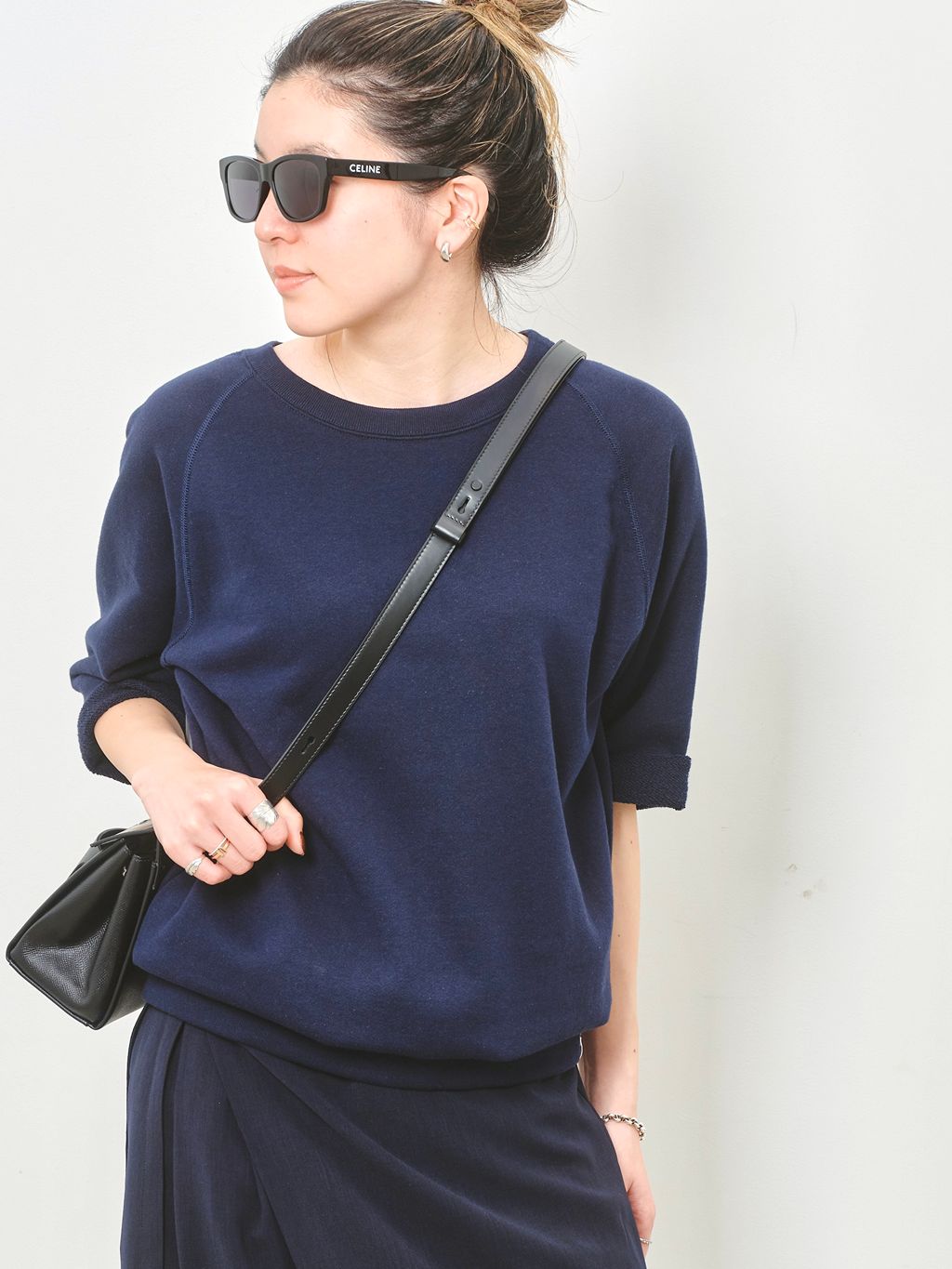 LOOPWHEELER/ループウィラー】 Half Sleeve Sweatのコーディネート