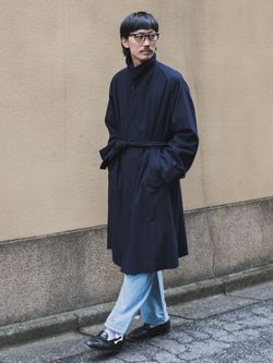 LE / エルイー】WOOL Balcollar Coatのコーディネートスナップ（か
