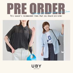 PREORDER｜即完売の人気アイテムがWEB限定で追加予約スタート！｜UBY