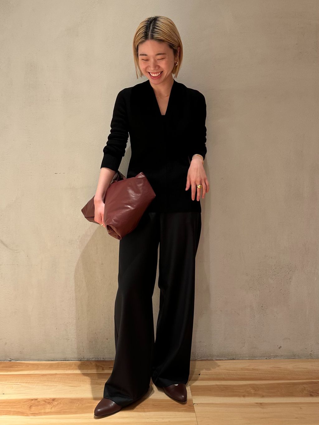 MY_worsted easyパンツのコーディネートスナップ（hina）｜Plage