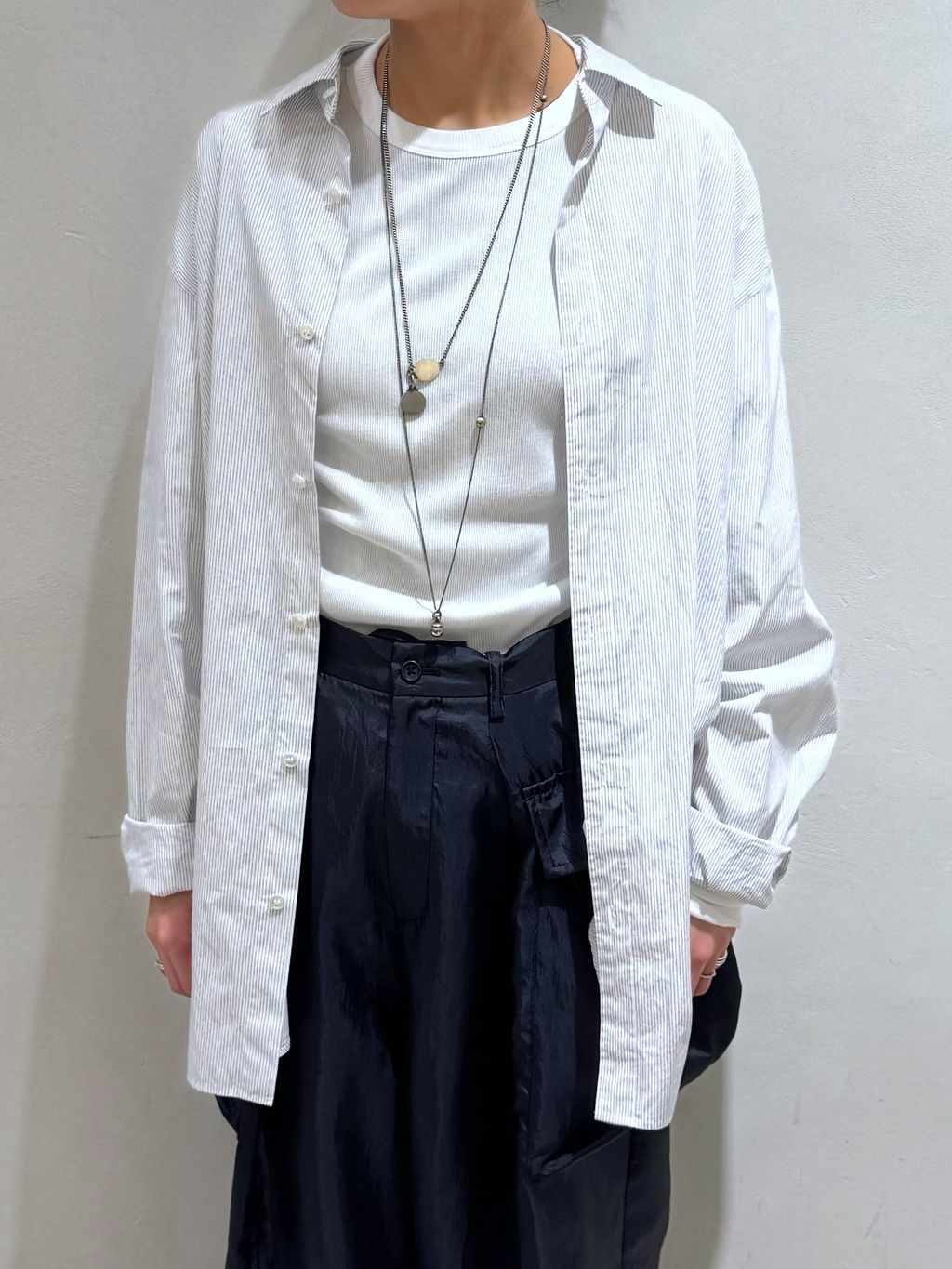 ハイカウントタイプライターPlainシャツのコーディネートスナップ（Y.K