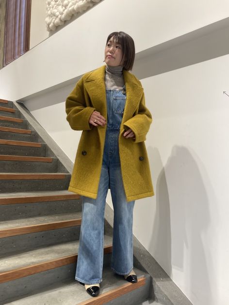ミドルシャギーコートのコーディネートスナップ（Mayuki）｜Spick