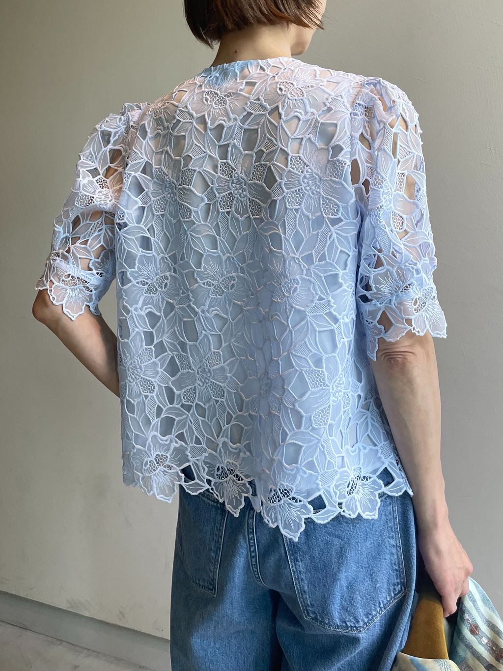 Cutwork Lace ブラウスのコーディネートスナップ（keity）｜VERMEIL
