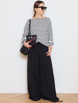 French Stripe Tシャツのコーディネートスナップ（HASE）｜MUSE de