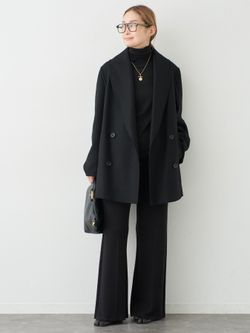 graceful lady ショートコートのコーディネートスナップ（MIZU