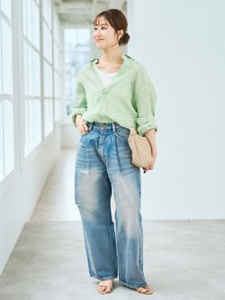 POLO RALPH LAUREN/ポロ ラルフ ローレン LINEN STRIPE SPORT SHIRTSの