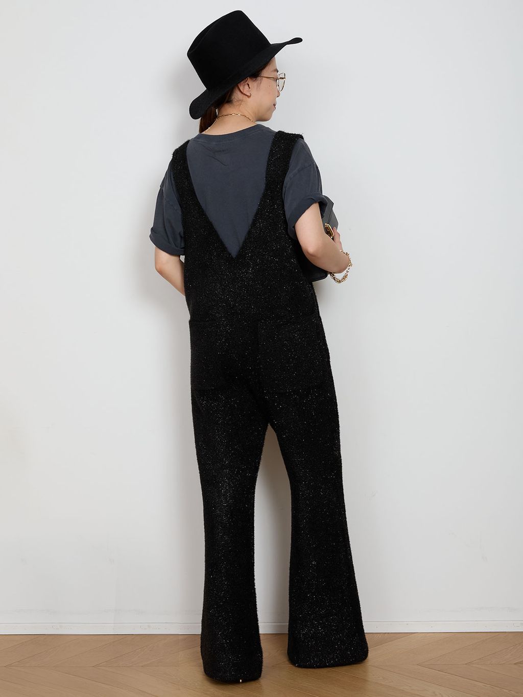 Col Pierrot/コルピエロ】RAME KNIT オールインワンのコーディネート