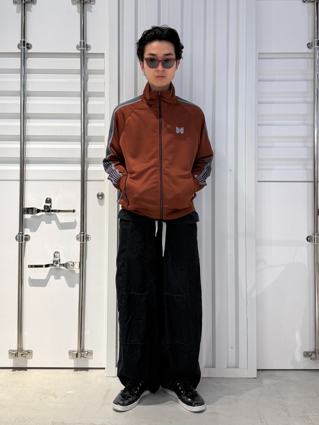 NEEDLES/ニードルズ Track Jacket - Poly Smoothのコーディネート