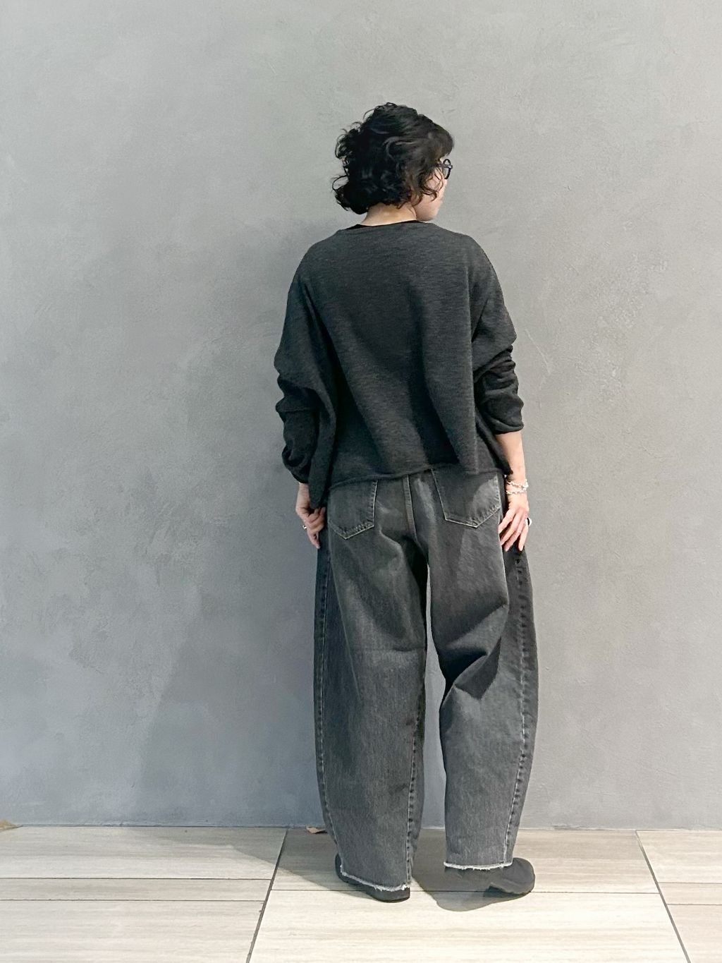 13OZデニム スウィッチパンツ（BLK）のコーディネートスナップ（A.N