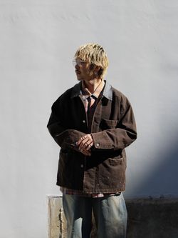ANCELLM × WISM 別注 DUCK COVERALL JACKETのコーディネートスナップ