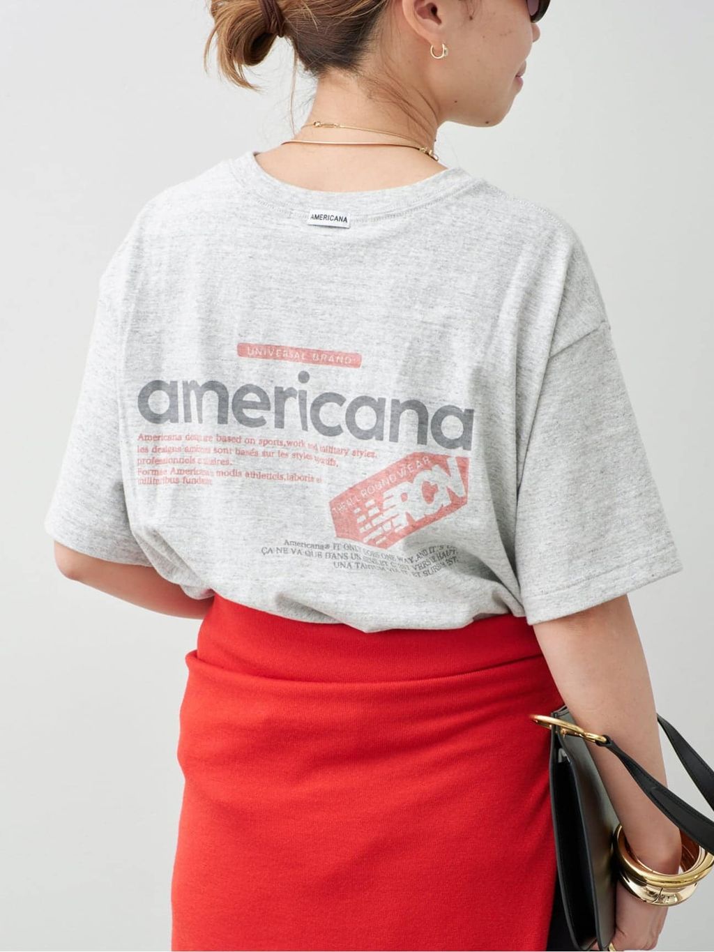 予約》【AMERICANA/アメリカーナ】TEEのコーディネートスナップ（MIO