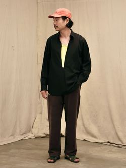 FOLL/フォル】cotton wool skipper shirtのコーディネートスナップ